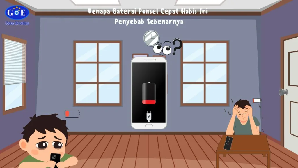 baterai ponsel cepat habis