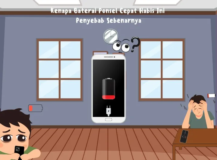 baterai ponsel cepat habis