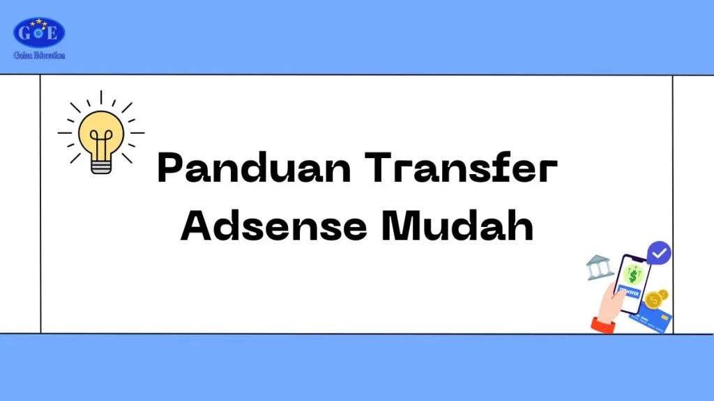 panduan transfer adsense