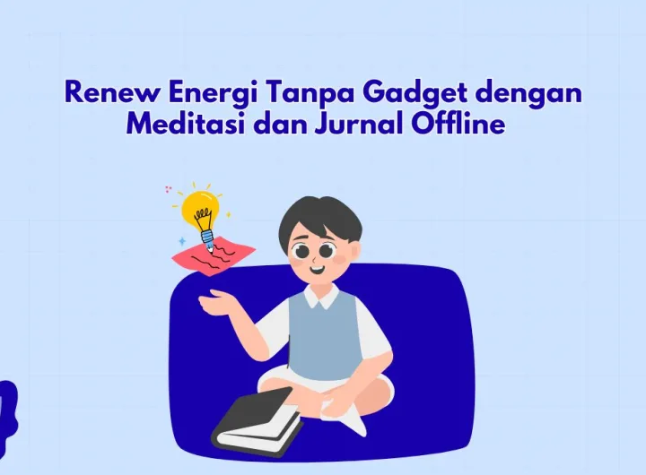 renew energi tanpa gadget