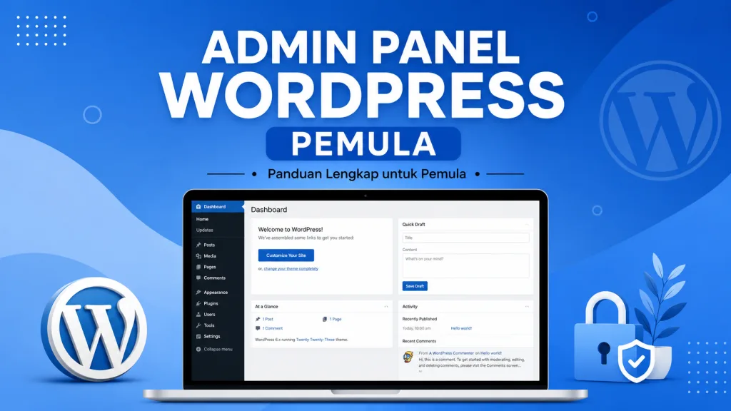 Admin Panel WordPress Pemula