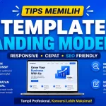 template landing modern