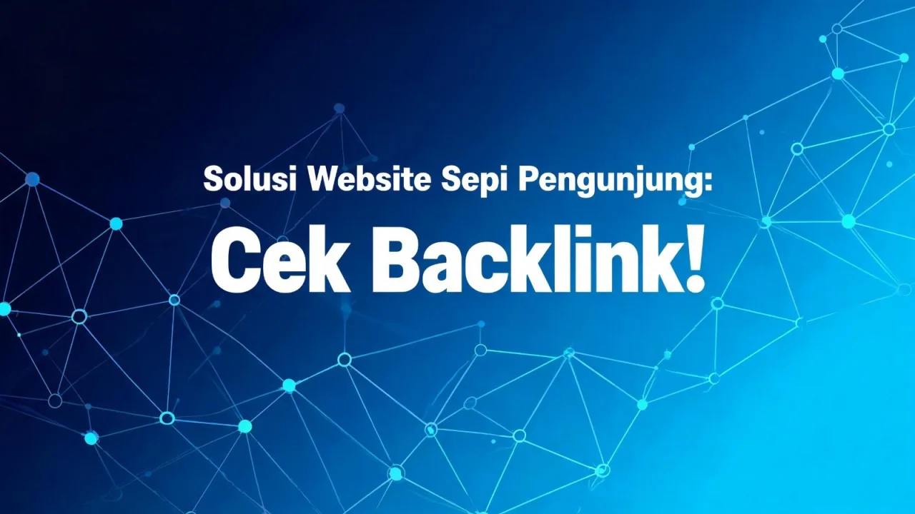 Solusi Website Sepi Pengunjung