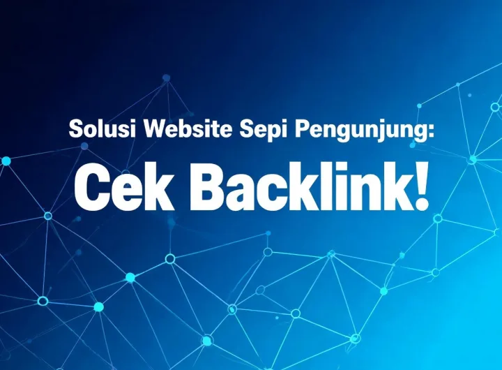 Solusi Website Sepi Pengunjung
