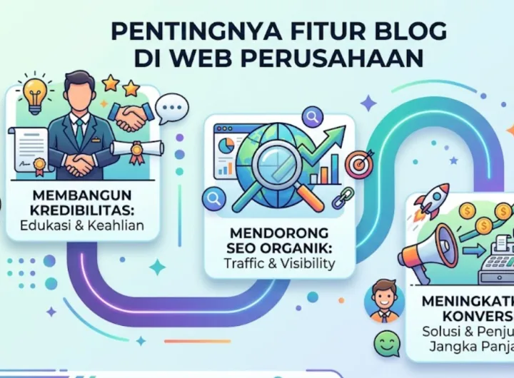 fitur blog web perusahaan
