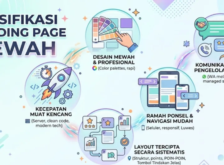 spesifikasi landing page mewah