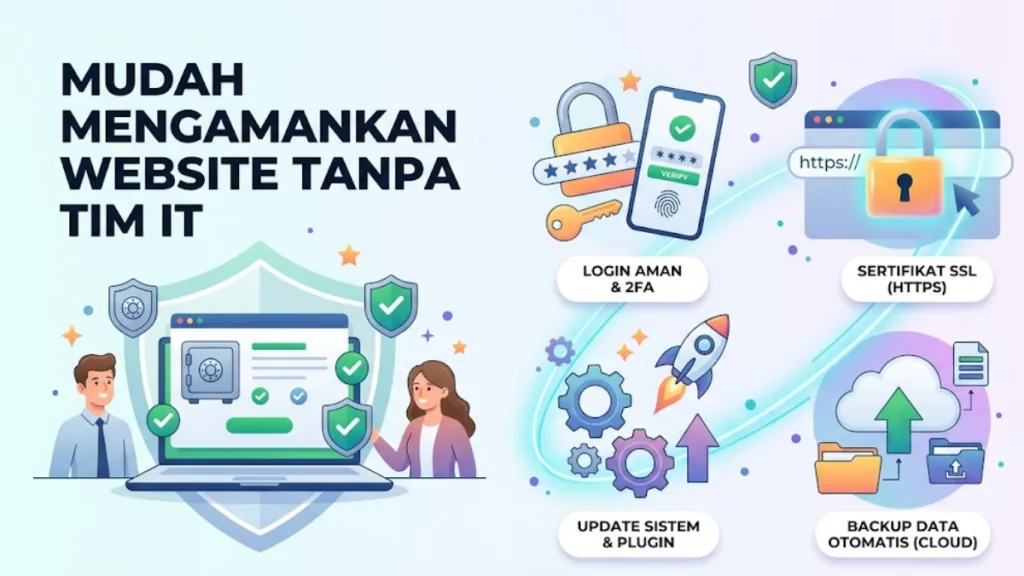 keamanan website tanpa tim IT