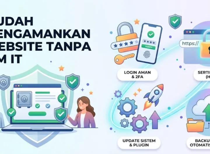 keamanan website tanpa tim IT