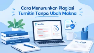 cara menurunkan plagiasi Turnitin