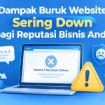 dampak website sering down