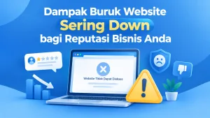 dampak website sering down