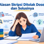 alasan skripsi ditolak