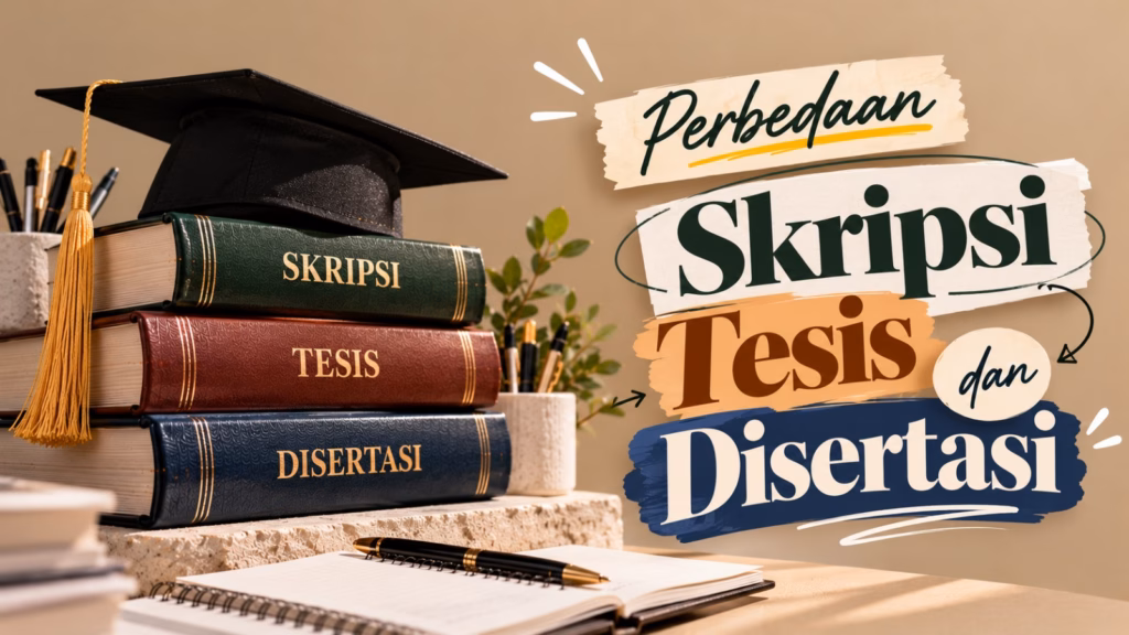perbedaan skripsi tesis dan disertasi